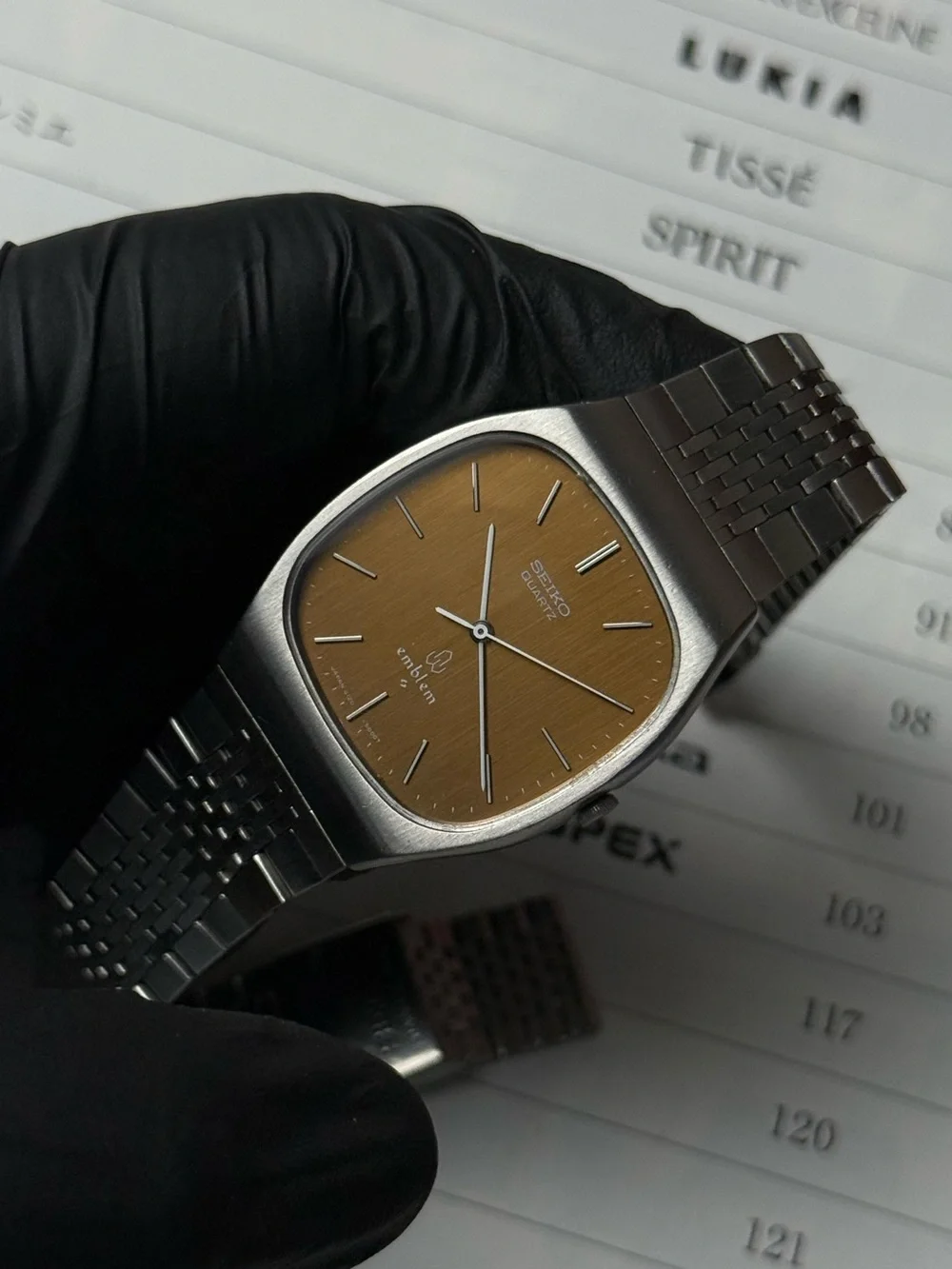 Vintage 1975 Seiko Emblem 4120-5000 Men’s Watch